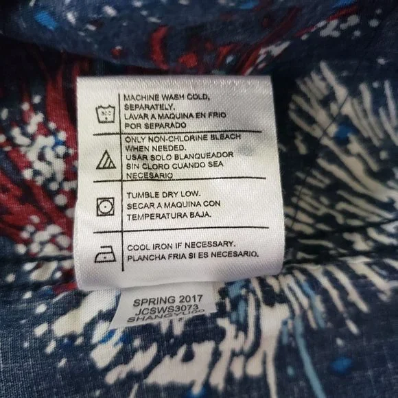 ARGYLECULTURE Russell Simmons Mens Size XXL Button shirt Fireworks July 4 - Picture 6 of 6